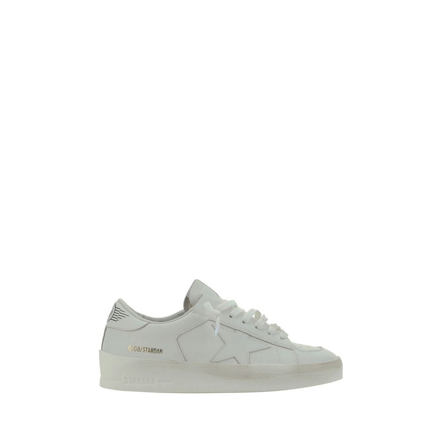 White Goatskin Sneakers