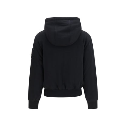 Black Cotton Sweatshirt