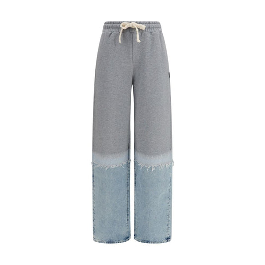 Multicolor Cotton Athletic Pants