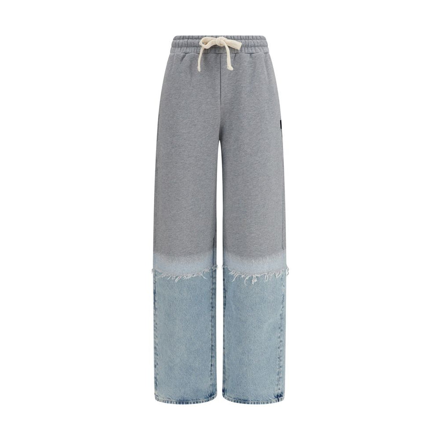 Multicolor Cotton Athletic Pants