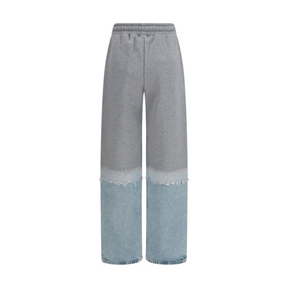 Multicolor Cotton Athletic Pants