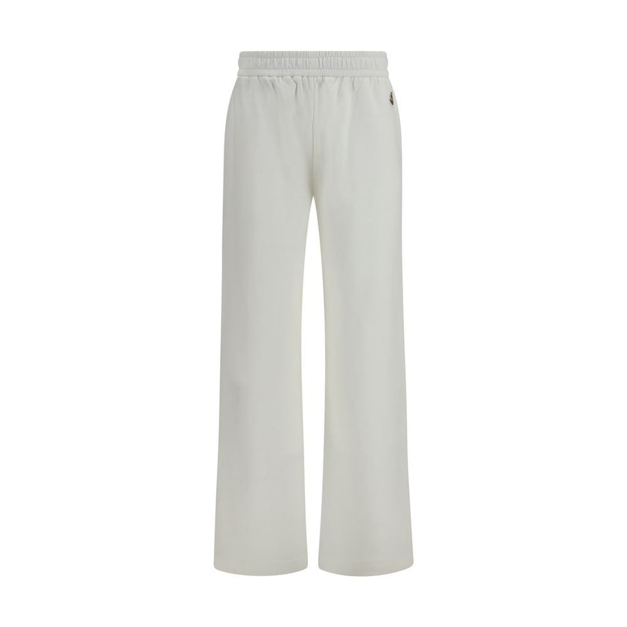 White Cotton Casual Pants