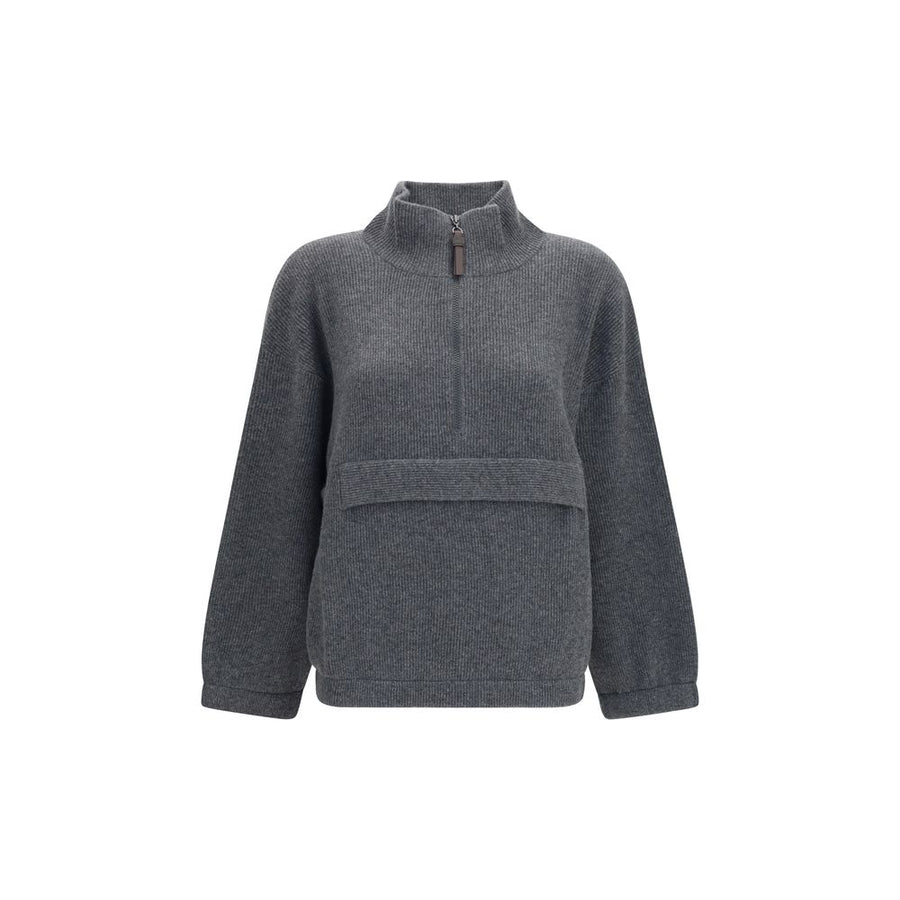 Gray Cashmere Sweatshirt