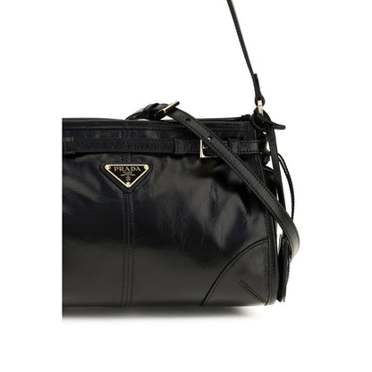 Black Calf Leather Bos Taurus Handbag