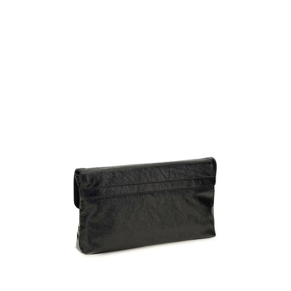 Black Lamb Ovis Aries Clutch Bag