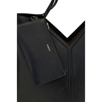 Black Calf Leather Bos Taurus Shoulder Bag