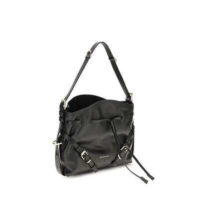Black Calf Leather Bos Taurus Backet Bag