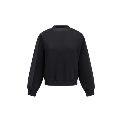 Black Cotton Sweatshirt