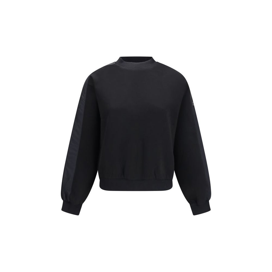 Black Cotton Sweatshirt