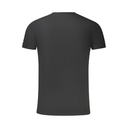 Black Cotton Mens T Shirt