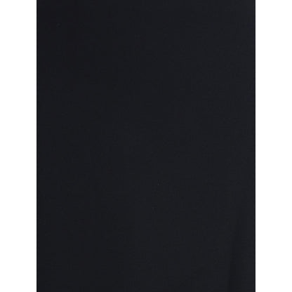 Black Viscose Casual Dress
