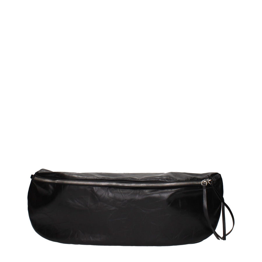 Black Leather Backpack
