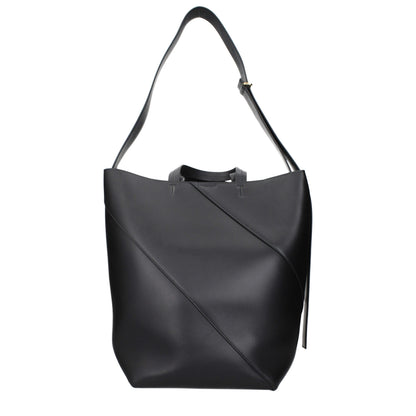 Black Leather Crossbody Bag