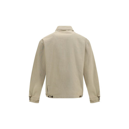 Beige Cotton Denim Jacket