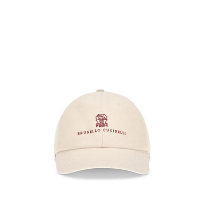 Beige Cotton Cap (Baseball Hat)