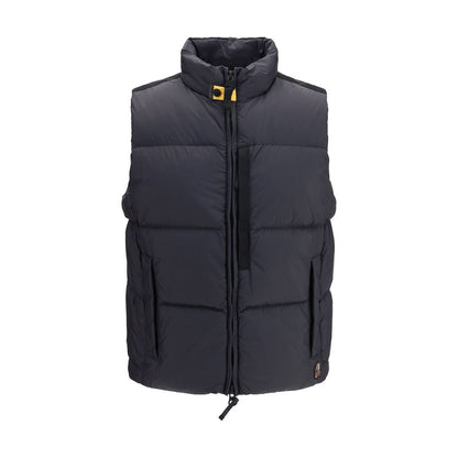 Black Polyamide Sleeveless Jacket