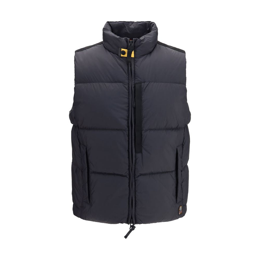 Black Polyamide Sleeveless Jacket
