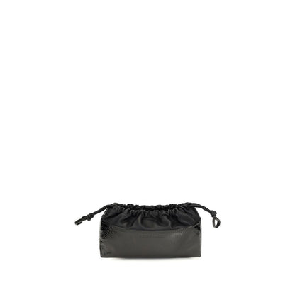 Black Calf Leather Bos Taurus Clutch Bag