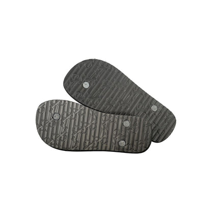 Black Polyurethane Women Sandal