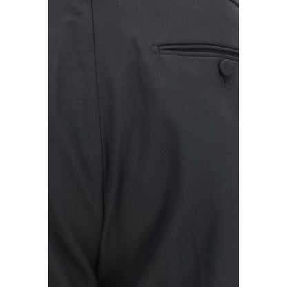 Black Wool Oves Aries Dress Pants