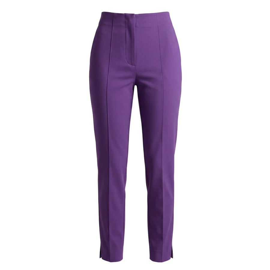 Purple Viscose Women Pants