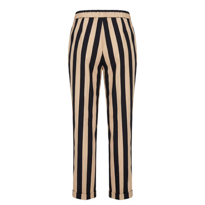 Black Viscose Women Trousers