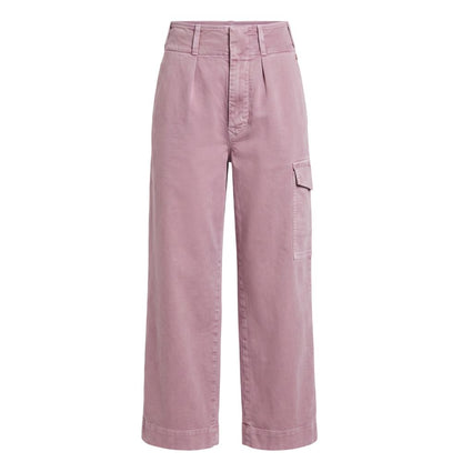 Purple Cotton Women Pants