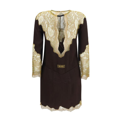 Multicolor Acetate Casual Dress