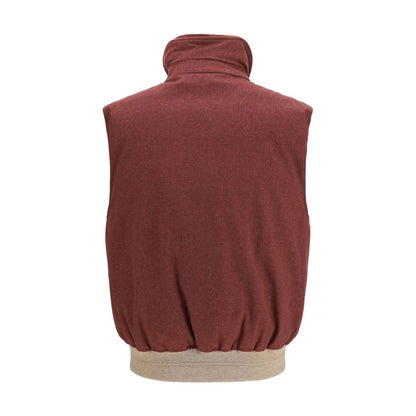 Bordeaux Wool Oves Aries Sleeveless Jacket