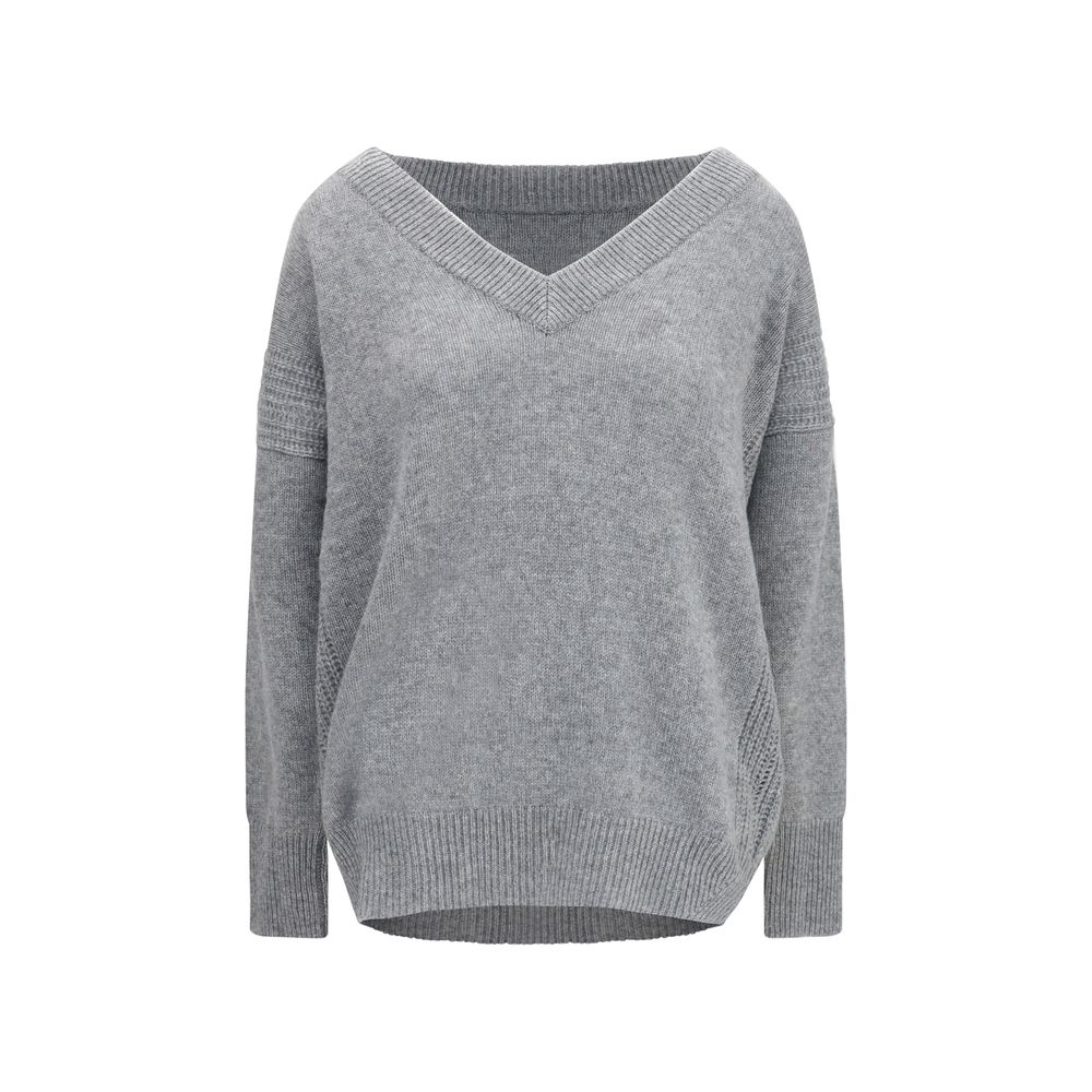 Gray Cashmere Casual Dress