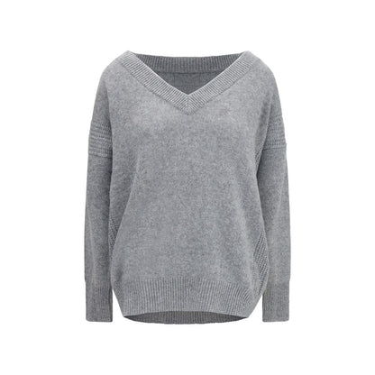 Gray Cashmere Casual Dress