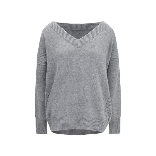 Gray Cashmere Sweatshirt