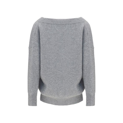 Gray Cashmere Casual Dress