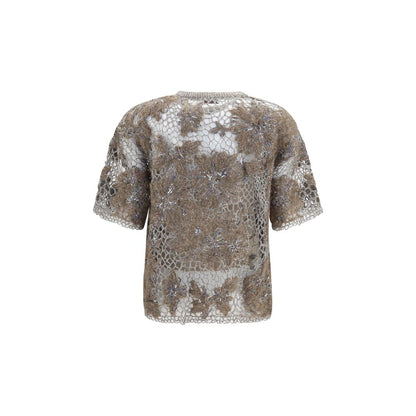 Beige Mohair Blouse