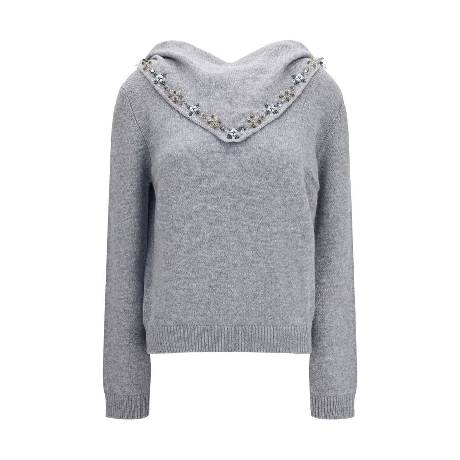 Gray Cashmere Sweatshirt
