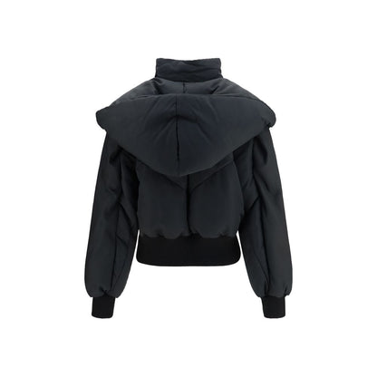 Black Cotton Shell Jacket