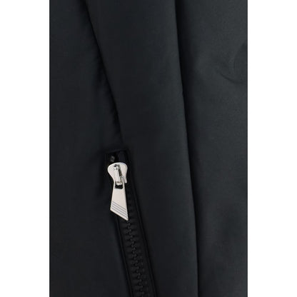 Black Cotton Shell Jacket