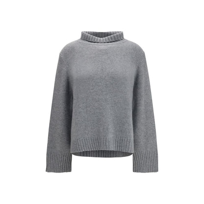 Gray Cashmere Turtleneck