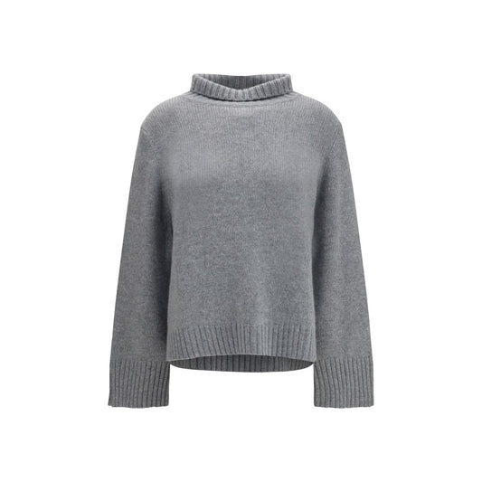 Gray Cashmere Turtleneck