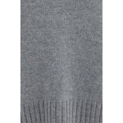 Gray Cashmere Turtleneck