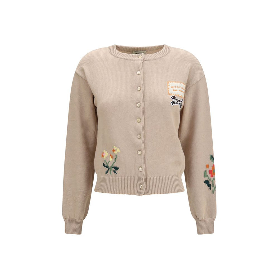 Beige Cotton Cardigan