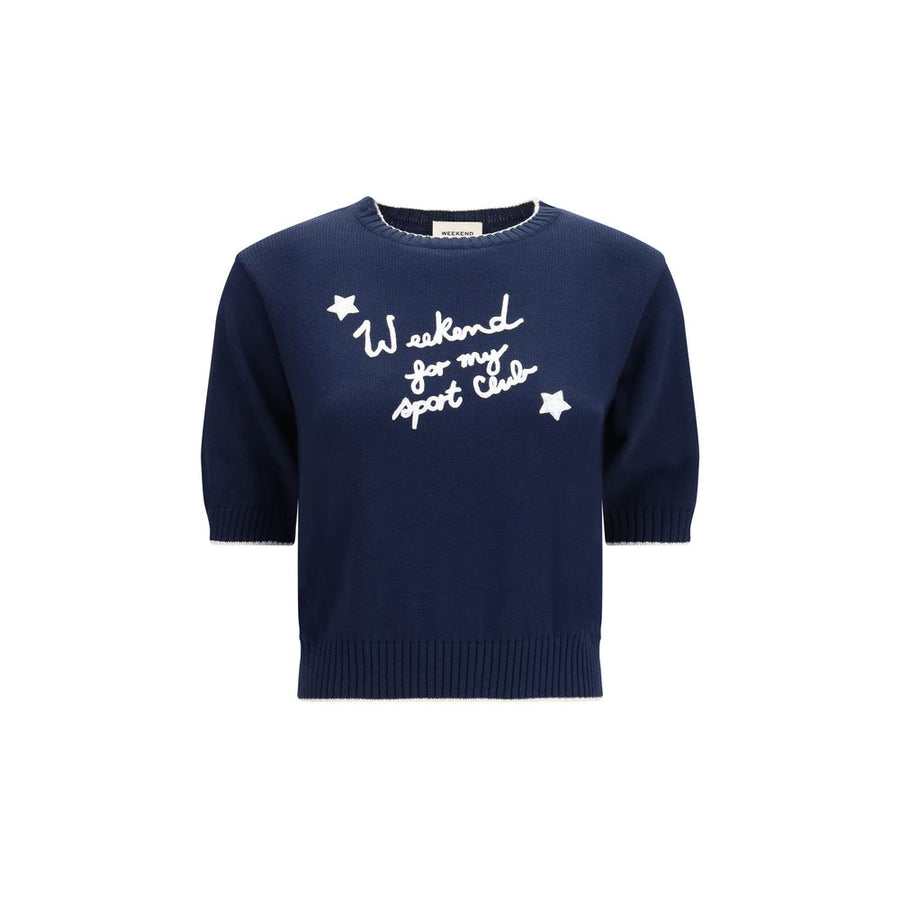 Blue Cotton Sweatshirt