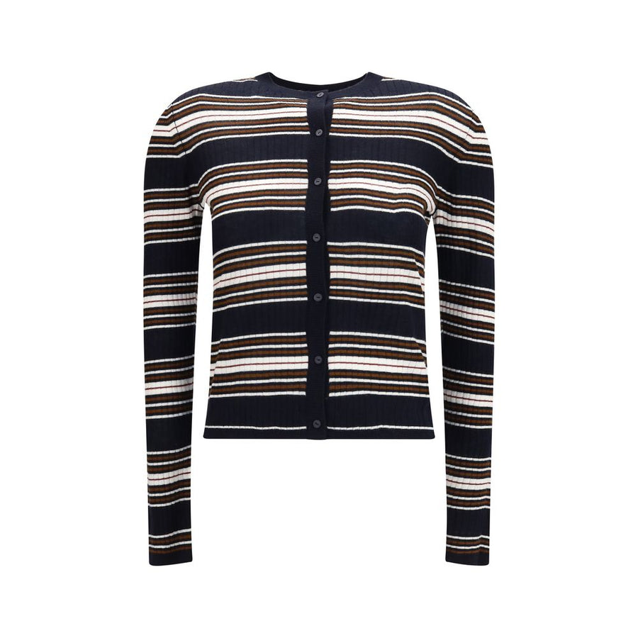 Blue Silk Cardigan