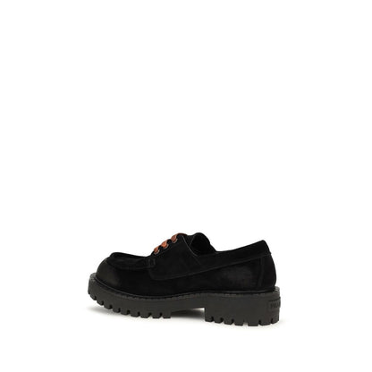 Black Suede Leather Slip-On Loafers