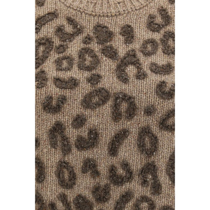 Beige Cashmere Sleeveles Sweater