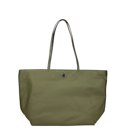 Green Fabric Shoulder Bag