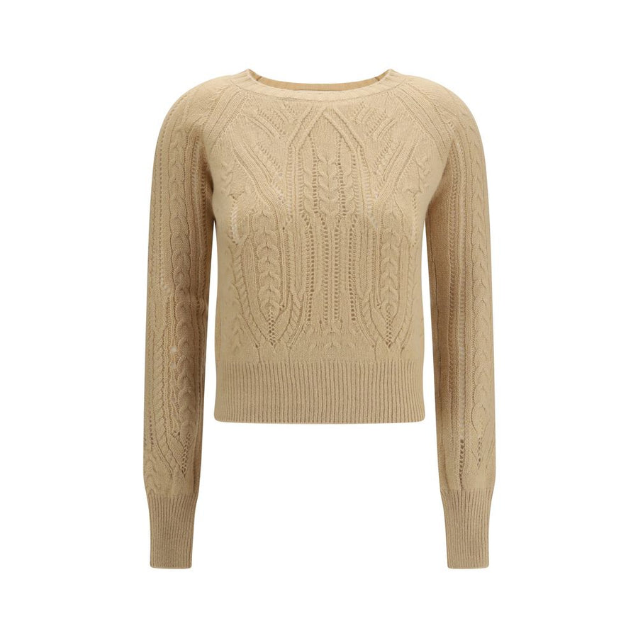Beige Cashmere Sweater