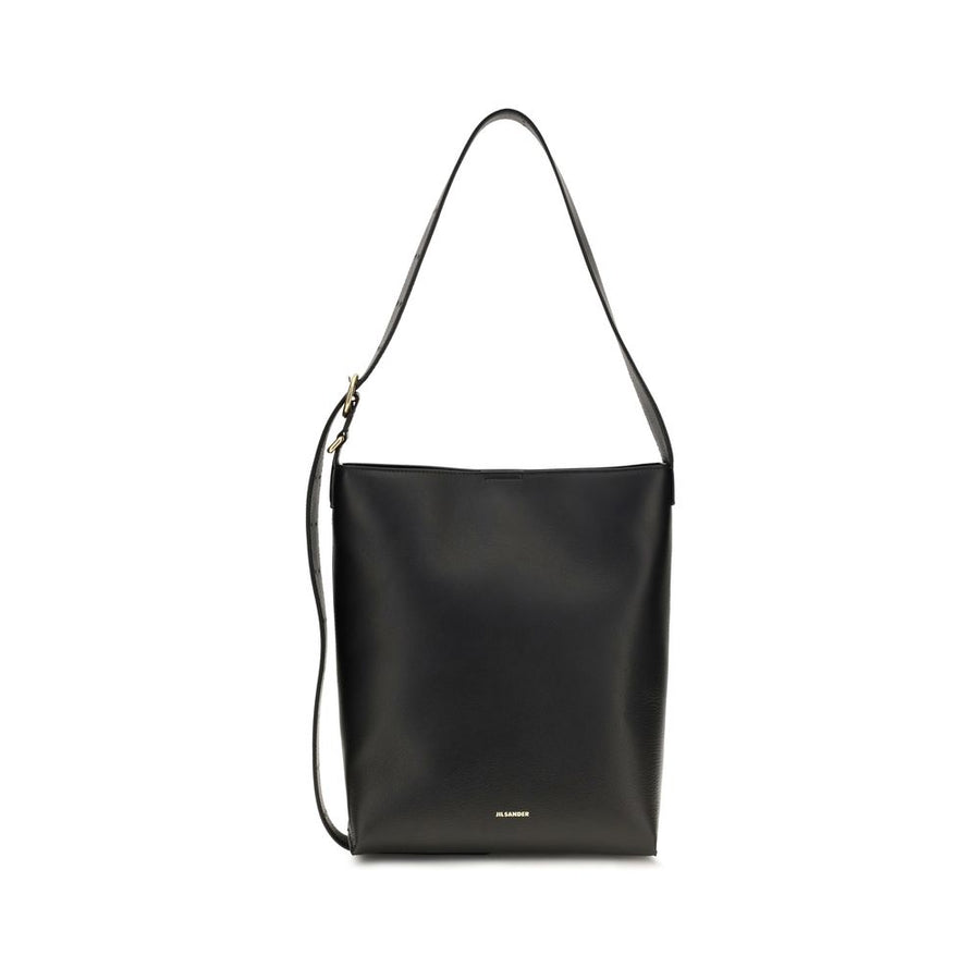 Black Calf Leather Bos Taurus Shoulder Bag