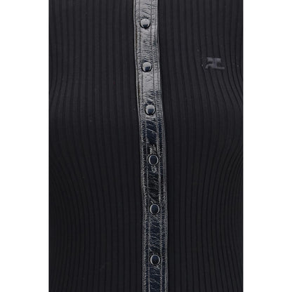Black Viscose Cardigan