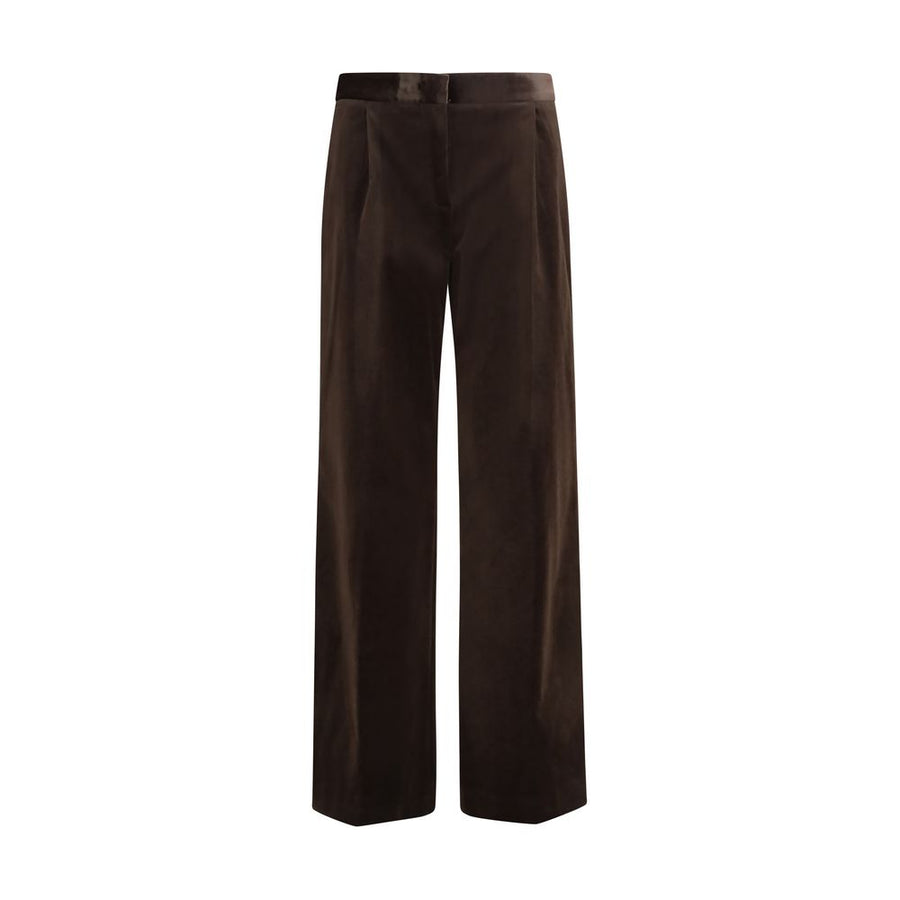 Brown Cotton Pants